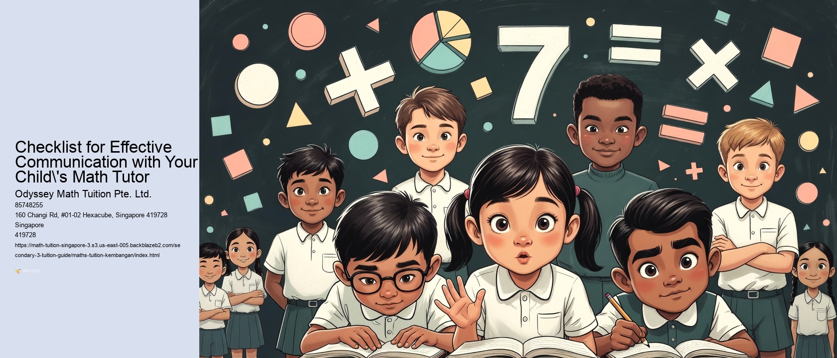 Checklist for Effective Communication with Your Child's Math Tutor